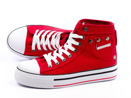 -50% Trampki czerwone, platformy McArthur IT05