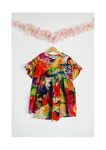 SUKIENKA  COLORS PRINT