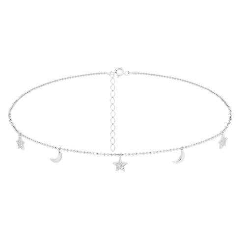 Naszyjnik/Choker Starry Sky Silver
