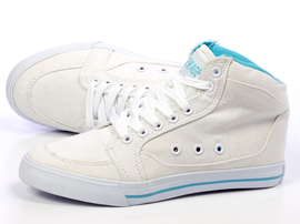 Markowe trampki NEW AGE 50065 białe