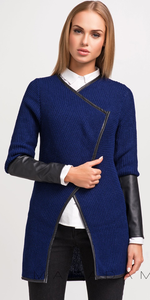 Sweter MAKADAMIA S27 - Granatowy