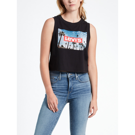 Levi's "Graphic Crop Tank" Sky Photo Caviar