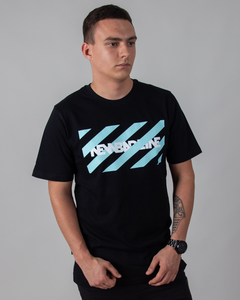 T-SHIRT STRIPES BLACK