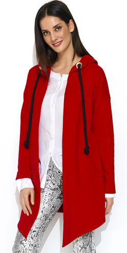 Bluza NUMINOU NU165 - Czerwony