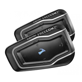 Cardo Scala Rider Freecom 2 Duo - Motocyklowy zestaw słuchawkowy Bluetooth z interkomem o zasięgu do 10m - dostępne od ręki