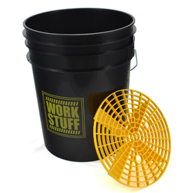 WORK STUFF Detailing Bucket Black - RINSE + Separator