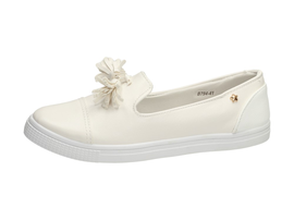 SLIP ON Białe tenisówki damskie BALADA B794-41