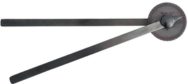 GONIOMETR ZE STALI NIERDZEWNEJ MSD 35CM - 360°
