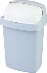 Kosz na śmieci 25L RollTop szary lux
