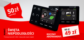 Yanosik GTR - abonament 12 mcy - wzajemna wymiana informacji między kierowcami - radary - utrudnienia na drodze - ograniczenia prędkości - dostępne od