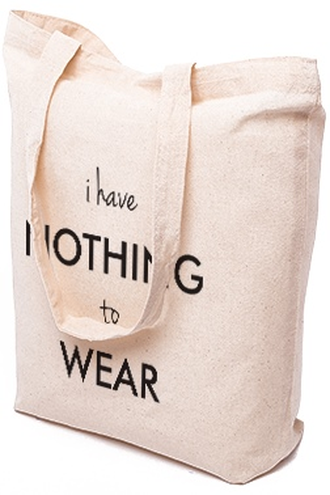 Torba na zakupy bawełniana I HAVE NOTHING TO WEAR