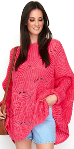 Sweter NUMINOU NU_S51 - Arbuzowy