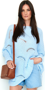 Sweter NUMINOU NU_S51 - Błękitny