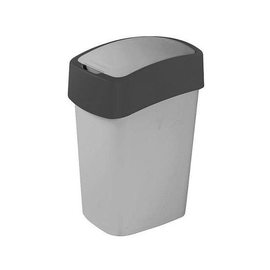 Kosz na smieci Flip Bin 50L srebrny/grafit