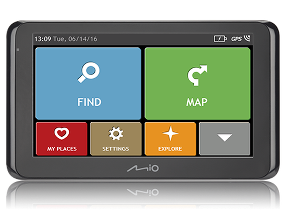 Mio Spirit 8670 LM - nawigacja GPS - 6.2" - TMC - mapa Europy - bezterminowe mapy i fotoradary - dostępne od ręki