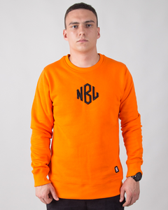 BLUZA BEZ KAPTURA ROMB ORANGE