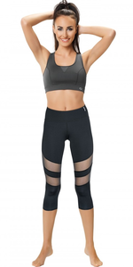 Legginsy SLIMMING CAPRI WITH MESH PANELS Model 2 CLIMAline
