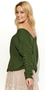 Sweter S53 - Khaki