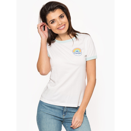 Wrangler "Ringer Tee" White