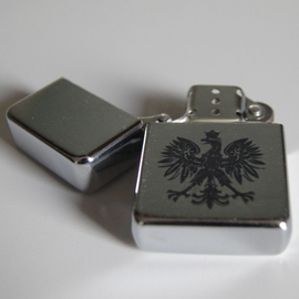 Zapalniczka ORZEŁ srebrna
