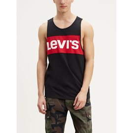 Levi's "Classic L Tab Tank" L-tab Tank Top Black/Lychee