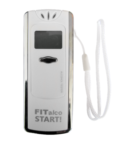 FITalco START! - alkotester bezustnikowy - podświetlany wyświetlacz - dostępne od ręki