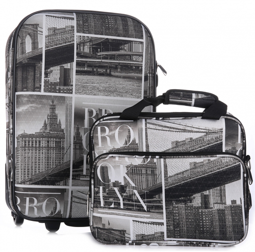 Walizki David Jones Zestaw 2w 1 Brooklyn (kolory)
