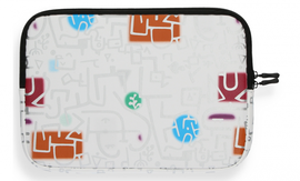 Etui na Tablet 10&quot; w modne wzory Srebrne