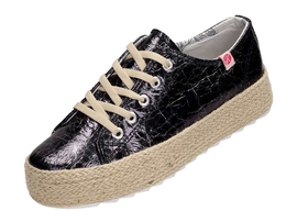 Czarne trampki buty damskie Kylie Crazy 305NE