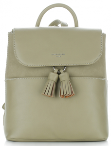 Modny i Elegancki Plecaczek Damski firmy David Jones Khaki
