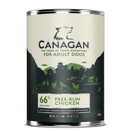 CANAGAN FREE-RUN CHICKEN 395g – PUSZKA DLA PSA (KURCZAK WOLNEGO C