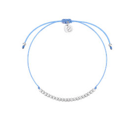 Bransoletka Casual Pastel Blue Srebrna