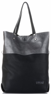 Torebki Skórzane ShopperBag VITTORIA GOTTI Czarne (kolory)