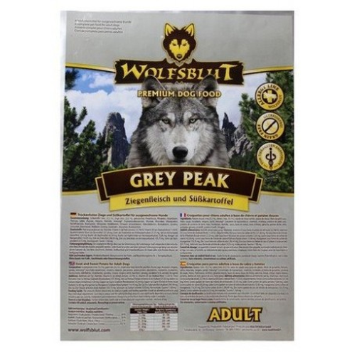 Wolfsblut Dog Grey Peak - koza i bataty 2kg