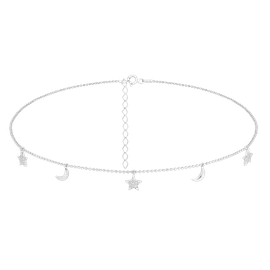 Naszyjnik/Choker Starry Sky Silver