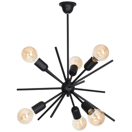 ŻYRANDOL 6-PŁ ASTRA II BLACK 939K1 Aldex