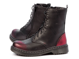 -45% Zimowe czarne glany AMERICAN CLUB 1076RD