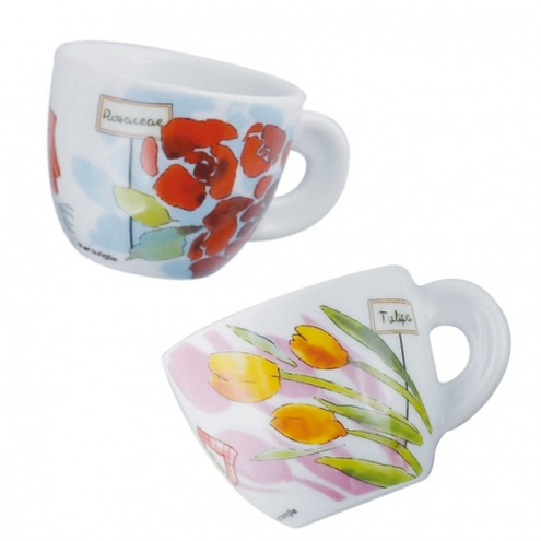 zestaw dwóch filiżanek AnCap "Giardino Delle Meraviglie" - espresso