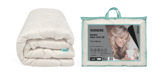 Kołdra ULTRA SOFT 3D 155x200 ecru