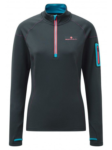 Ronhill Winter 1/2 Zip Tee - damska bluza do biegania