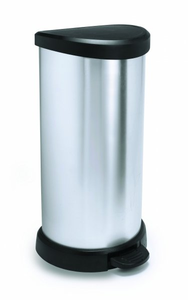 Kosz na śmieci Deco Bin 40L srebrny