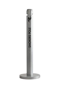 Popielnica słupek R1 silver