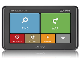 Mio Spirit 8670 LM - nawigacja GPS - 6.2" - TMC - mapa Europy - bezterminowe mapy i fotoradary - dostępne od ręki