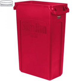 Kosz Slim Jim® With Venting 87L Red