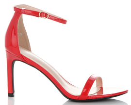 Klasyczne Lakierowane Sandały Damskie Ideal Shoes Czerwone (kolory)