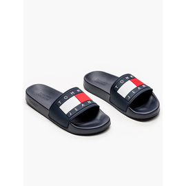 Tommy Jeans "Flag Pool Slide" Navy