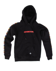 BLUZA Z KAPTUREM DAMSKA TAPE BLACK