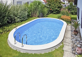BASEN STALOWY LAGO PREMIUM GŁĘBOKOŚĆ 150 cm