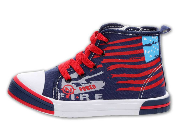 Trampki dziecięce AMERICAN CLUB TEN11 GRANAT