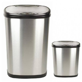 Bezdotykowy kosz na śmieci 50L + 12L COMBO